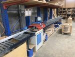 Under-table cross-cut saw with automatic material feed -new-