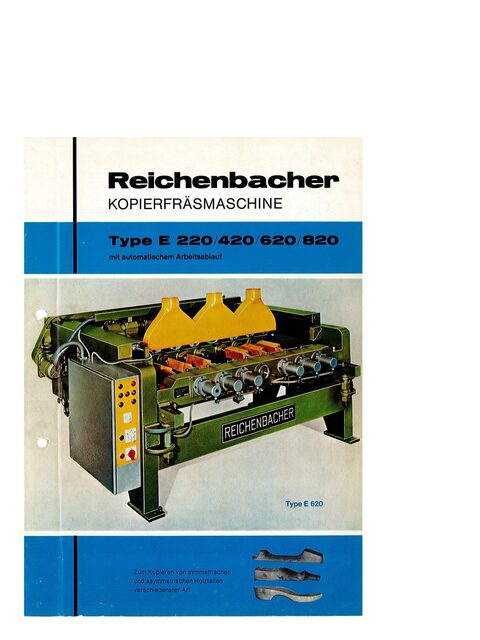 Kopierfräse Reichenbacher  E 425